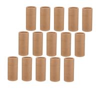 CONGARTENO 15 pièces Boîte de Rangement Cylindrique Papier Kraft avec Couvercle Boîte Vide Ronde Multifonction pour Thé Parfum Bouteilles Huiles Essentielles et Petits Objets Emballage