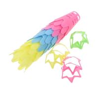 CONGARTENO 18 Pcs Plastic Golf Tees for Indoor Practice Noise-reducing Lightweight Portable Golf Simulator Tees for Beginners and Year-Round Training