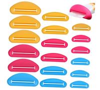 CONGARTENO 18 pcs Presse-tubes pour Dentifrice et Tubes de Pigments Outil Ergonomique Anti-gaspillage pour Salon et Usage Quotidien