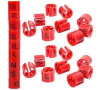 CONGARTENO 180 pièces Étiquettes Plastique Cintres Vêtements Marques Codes Organisateur pour Magasin et Usage Quotidien