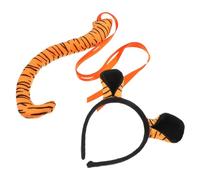 CONGARTENO 1ensemble Set De Déguisement Tigre Avec Oreilles Et Queue Pour Cosplay Et