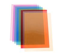 CONGARTENO 1ensemble Set De Filtres Colorés PVC pour Flash Et Éclairage Photo Gels De pour Studio Vidéo Événements Et DJ