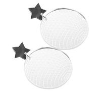 CONGARTENO 1paire Boucles Oreilles Disco Forme De Audacieuses Miroir Parfaites Pour Événements Festifs