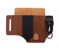 CONGARTENO 1pièce à Outils De Ajustable Cuir Pochette De Rangement Multifonction Pour Flashlight Et Accessoires Pour Activités De Plein Air