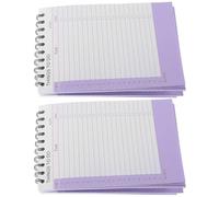 CONGARTENO 2 Paquets Spiral Daily Planner Notebook Top-flip Undated To Do List Notepad For Task Management Habit Tracking And Productivity
