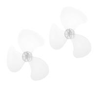 CONGARTENO 2 Pièces 3-Feuilles Pale de Ventilateur - Hélice de Ventilateur Compatible à 14/16 Pouces, Accessoires Remplaçables Lames Fans sur Pieds pour Table Bureau
