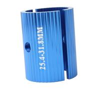 CONGARTENO 2 Pièces Adaptateur Potence VTT Alliage Aluminium Réducteur de Guidon à Kit pour Conversion de Poignée VTT