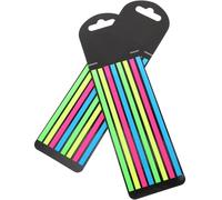 CONGARTENO 2 pièces Bandes Adhésives Fluo Professionnelles Bandes de Lecture Fluorescentes Colorées Accessoires Apprentissage Pratiques pour Lecture et Surlignage