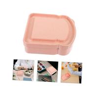 CONGARTENO 2 pièces Boîte Sandwich Réutilisable Rose Boîte Repas Portable Résistante et pour Déjeuner Rangement Pratique Fruits et Snacks Adaptée Lunch Box Adulte