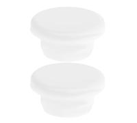 CONGARTENO 2 Pièces Bouchon de vidange du congélateur réfrigérateur Bouchon Cache Trou Caoutchouc en Caoutchouc pour congélateur White