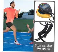 CONGARTENO 2 pièces Chronomètre de Sport Multifonction Numérique Minuterie Portable Étanche Affichage Aux Chocs pour Entraînement Fitness Arbitres et Compétitions