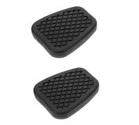 CONGARTENO 2 pièces Couvre-pédales de Frein et d'embrayage en Caoutchouc antidérapant pour Voiture Protection et Confort au Pied
