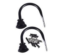 CONGARTENO 2 pièces Crochets Muraux U-Shape Supports Rideaux Multifonctions pour Maison et Décoration Accessoires Résistants pour Rideaux Manteaux et Vêtements Installation Facile sans