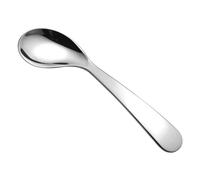 CONGARTENO 2 pièces Cuillère Dapprentissage Garçon Fille Acier Inoxydable Cuillère Courbée Ergonomique pour Réduire la Poignet Sûre et Facile à Nettoyer pour Garçon Fille Alimentaire