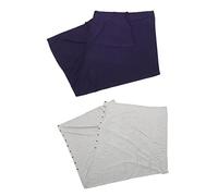 CONGARTENO 2 pièces Écharpe Dallaitement Multifonction Coton pour Femmes Couverture Dallaitement Légère et Respirante Poncho pour Allaitement Extérieur Gris et Bleu Marine