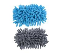 CONGARTENO 2 pièces Gomme pour Tableau Microfibre Chenille et Éponge Effaceur Sec Polyvalent pour Ardoise Blanche Effaçable Bureau et École Lavable Main