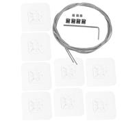 CONGARTENO 2 Pièces Lot de 2 Sangles Métalliques Réglables Anti-Basculement pour Meubles et Téléviseurs 107 CM Ancrages Adhésifs sans Perçage, Kit Sécurité Garçon et Filles pour Étagères,