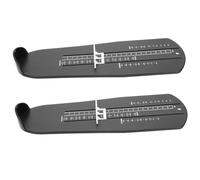 CONGARTENO 2 pièces Mesureur de Pointure US pour Adultes et Garçon Fille Appareil Portable de Mesure Du Pied Précis et Léger Règle Compacte avec Tableau pour Chaussures