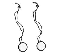 CONGARTENO 2 pièces Miroir de Plongée Réglable Sangle Latérale Miroir de Sécurité et Signalisation pour Plongée Grotte et Bateau Accessoire Essentiel pour Plongeurs