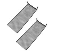 CONGARTENO 2 Pièces Paquet à Matériel de Plongée en Filet Noir 24X65 CM Lot de 2 Paquet à Cordon Respirants pour Équipement de Piscine et Snorkeling Léger à Séchage Rapide pour Plage et