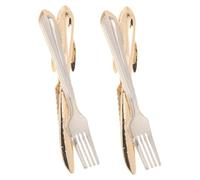 CONGARTENO 2 pièces Pinces à Cravate Cuivre pour Homme Design Unique Style Couverts Maintien Stable pour Costumes Business Mariage et Réunions Officielles