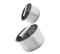 CONGARTENO 2 Pièces Presse à Multifonction Acier Inoxydable Moule à Manuel pour Viande Poisson et Crevettes Outil de Cuisine Pratique pour Usage Domestique et Préparation de