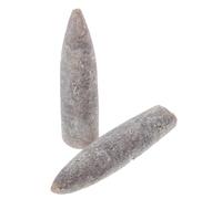 CONGARTENO 2 Pièces Spécimens Bélemnite Naturelle Minéraux pour Enseignement Géologie Paléontologie Décoration Hôtel et Intérieur