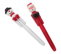 CONGARTENO 2 Pièces Stylo à Bille de Noël Interactif avec Fonction Boxe Ludique Cadeau Créatif pour Étudiants Fournitures Scolaires Festives