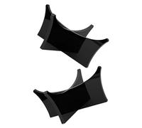 CONGARTENO 2 Pièces Support de Balle de Football Acrylique Transparent Socle Antidérapant avec Base Lestée pour Affichage Sécurisé de Ballons de Tennis Softball et Golf Facile à Assembler