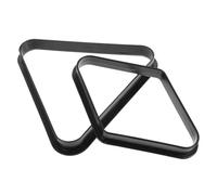 CONGARTENO 2 Pièces Triangle de Billard Plastique Cadre Stable pour Billes de Billard Design Simple et Adapté à Domicile et Clubs