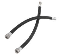 CONGARTENO 2 pièces Tube de Rallonge Flexible pour Gonfleur de Pneus Tuyau Extension avec Tête Accessoire Pratique pour Pompe à Air Connexion Facile et Utilisation Prolongée