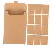 CONGARTENO 20 pièces Boîte Kraft pour Cartes Postales Boîte de Rangement Élégante et Pratique pour Cartes Enveloppes Kraft Multifonctions Simple et Légère