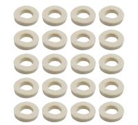 CONGARTENO 20 Pièces Lot de 20 Coussinets en Feutre Beige pour Pistons de Trompette, Cornet et Trombone, Accessoires Universels pour Réparation et Entretien D’Instruments à Vent, du Bruit et