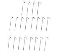 CONGARTENO 20 pièces Piquets de Tente Forme de Point Fixation Sol Robuste pour Camping Tente Accessoires