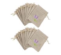 CONGARTENO 20 pièces Sachets Vides Lavande Coton Sacs à Cordon Élégants pour Parfumer Placards Décorations Mariage et DIY