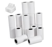 CONGARTENO 20 rouleaux Papier Thermique pour Machine Carte Bancaire Papier Thermique Multipurpose sans Bourrage Compatible Imprimantes Tickets Caisse