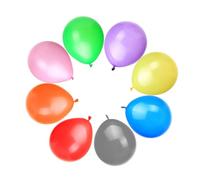 CONGARTENO 200 Pièces Ballons Latex Couleurs Unies Aléatoires pour Décoration Anniversaire Mariage Fête Ballon et Gonflable Couleur Aléatoire