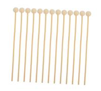 CONGARTENO 200 Pièces Candy Skewers with Ball-End Wooden Sticks for Cake Pops Marshmallows Cupcake Decorations DIY Treats and Centerpieces