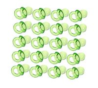 CONGARTENO 200 pièces Décorations de Fête Prénatale Garçon Mini Tétines Vertes Transparentes Acrylique DIY pour Shower Confettis Décoratifs Polyvalents pour Activités et Invités