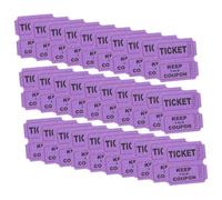 CONGARTENO 200 Pièces Tickets Multicolores pour Événements Concerts Loteries avec Prix Engagés