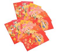 CONGARTENO 24 Pièces Dragon Year Envelopes Thick Paper Chinese Style Luck Money Bags For Spring Festival And Year Celebration