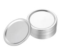 CONGARTENO 24pièces Lot De Capsules Métalliques Solides Et Étanches Pour Couvercles De Bocaux Faciles à Ouvrir Fermer