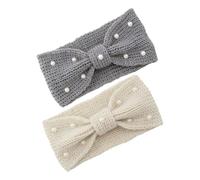 CONGARTENO 2pièces Bandeau Avec Nœud Écouteurs Oreilles Et Extensibles Pour Froid Parfaits Pour Courir Et Accessoire Stylé