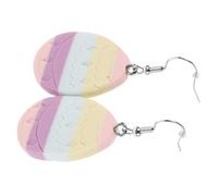 CONGARTENO 2pièces Boucles Oreilles Polymère Pour Pâques Créoles Colorées Et Amusantes Parfaites Pour