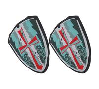 CONGARTENO 2pièces Bouclier pour Garçon Fille Eva Souple Bouclier Médiéval de Déguisement Accessoire de Jeu de Rôle pour Garçons de Fête de Pirates et Cosplay