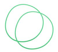 CONGARTENO 2pièces Courroie Ronde Pu Pour Sèche-linge Installation Facile Conception Sans Couture Haute Efficacité Énergétique Compatible Avec Divers Modèles De De Sèche-linge