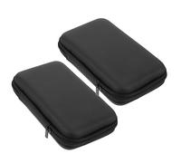 CONGARTENO 2pièces Étui De Voyage Pour Organiseur Électronique Organiseur De Cordons Étui Pour Câbles Usb Adaptateurs Cartes Mémoire Téléphone Portable Piles Etc Fabriqué Eva