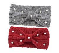 CONGARTENO 2pièces Headbands Tricotés Avec Turbans Chauds Accessoires De Mode Multifonctionnels Pour Hiver Idéaux Pour Extérieur Et Oreilles