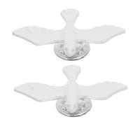 CONGARTENO 2pièces Lot De Broches Paix Modèle Réaliste Oiseau Chrétien Accessoire Communion Cérémonie Spéciale