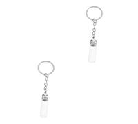 CONGARTENO 2pièces Porte-clés Transparent Avec Bouteille Décorative Accessoire Pour à Et à Main Pour Huiles Essentielles Et